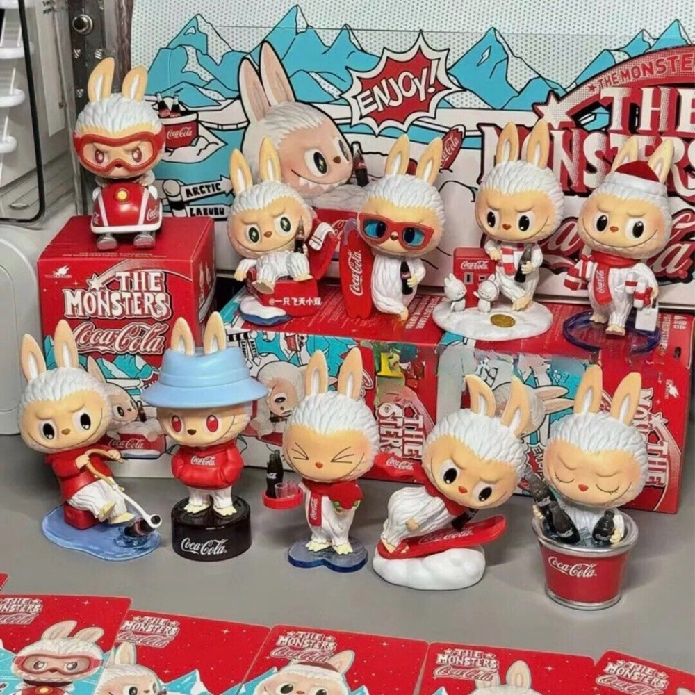 Coca Cola The Monsters Action Figures - Red and White